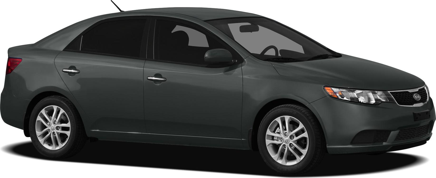 Sedan with alloy wheels and tinted windows side front view
