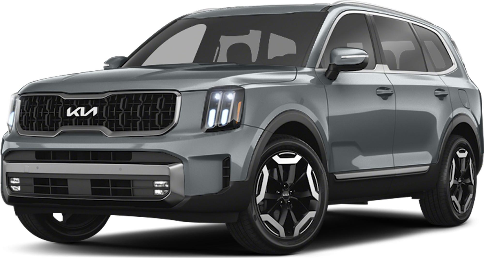 Front and side view of SUV with LED headlights and modern alloy wheels