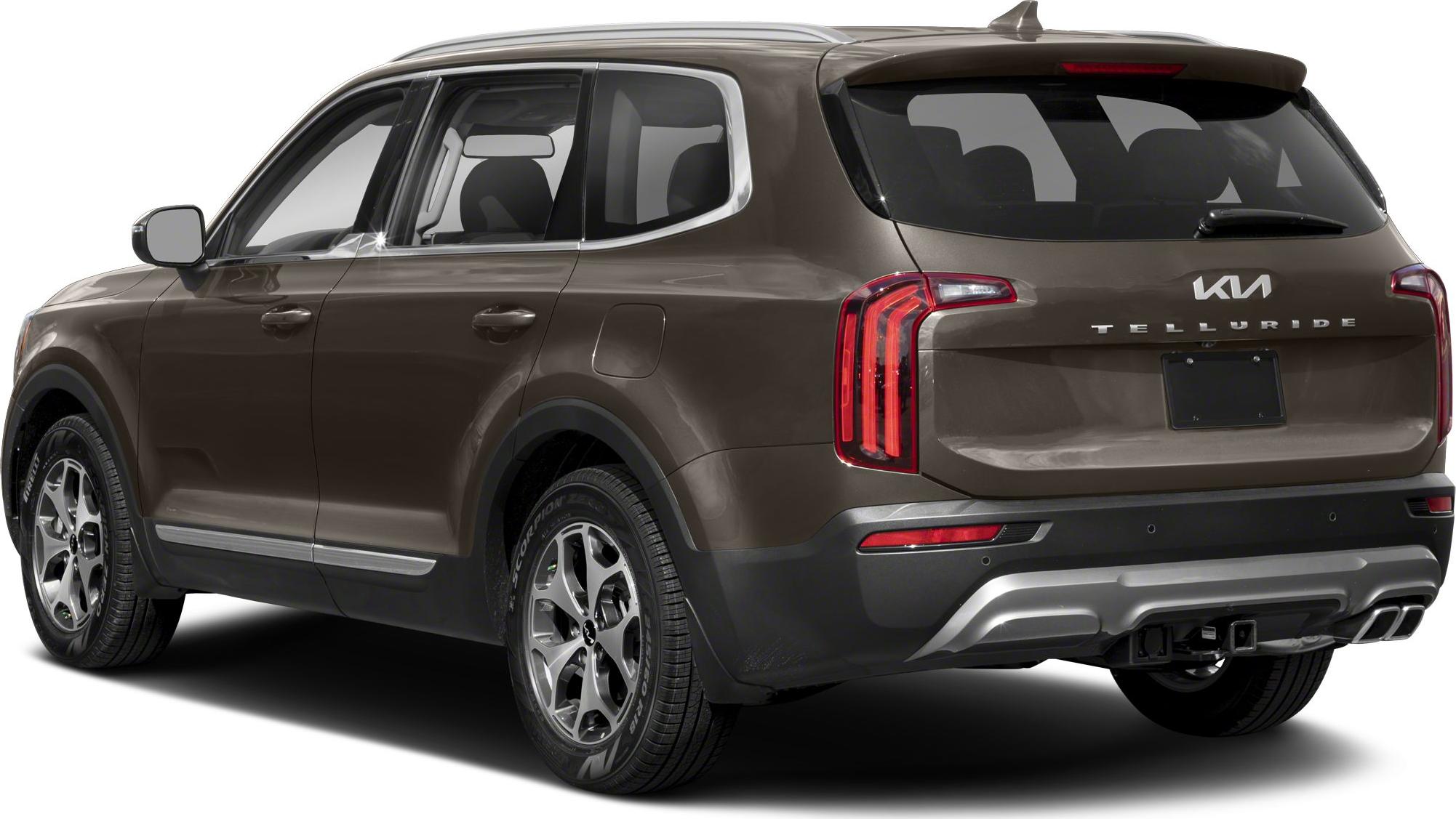 Rear-side view showing LED tail lights and spacious SUV design