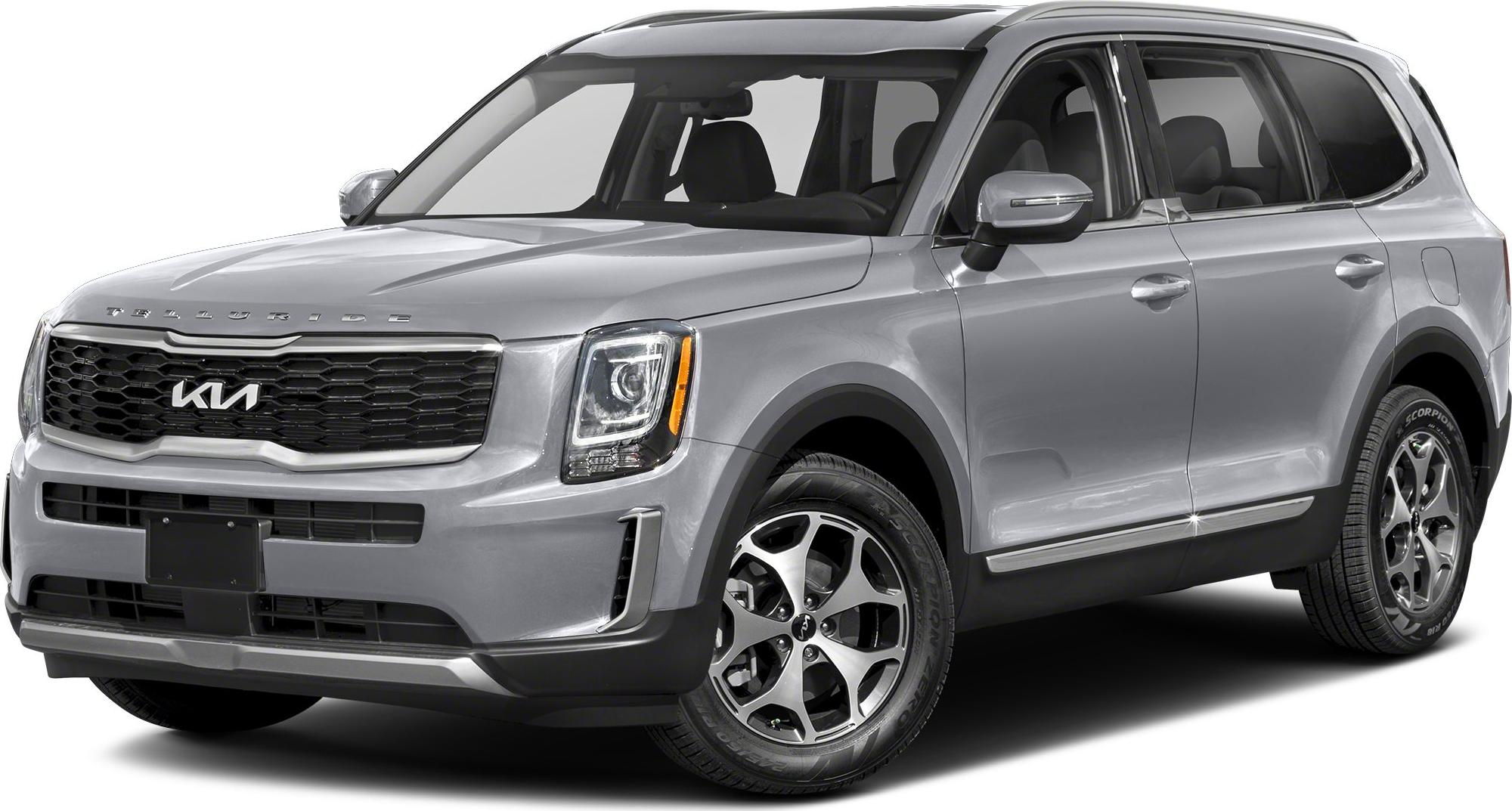 Front side view with LED headlights and alloy wheels