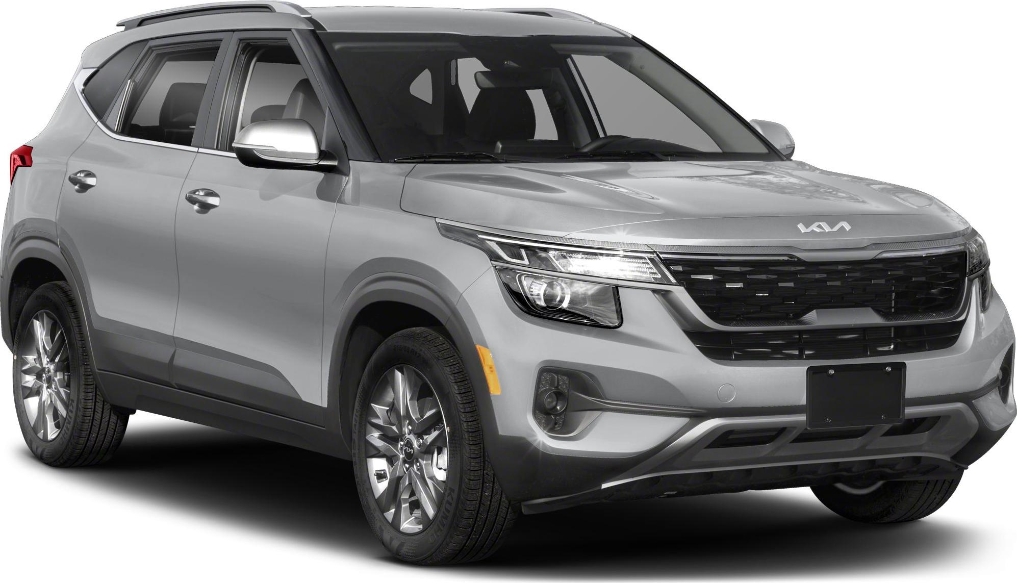 Compact SUV front-side view with LED headlights and bold grille