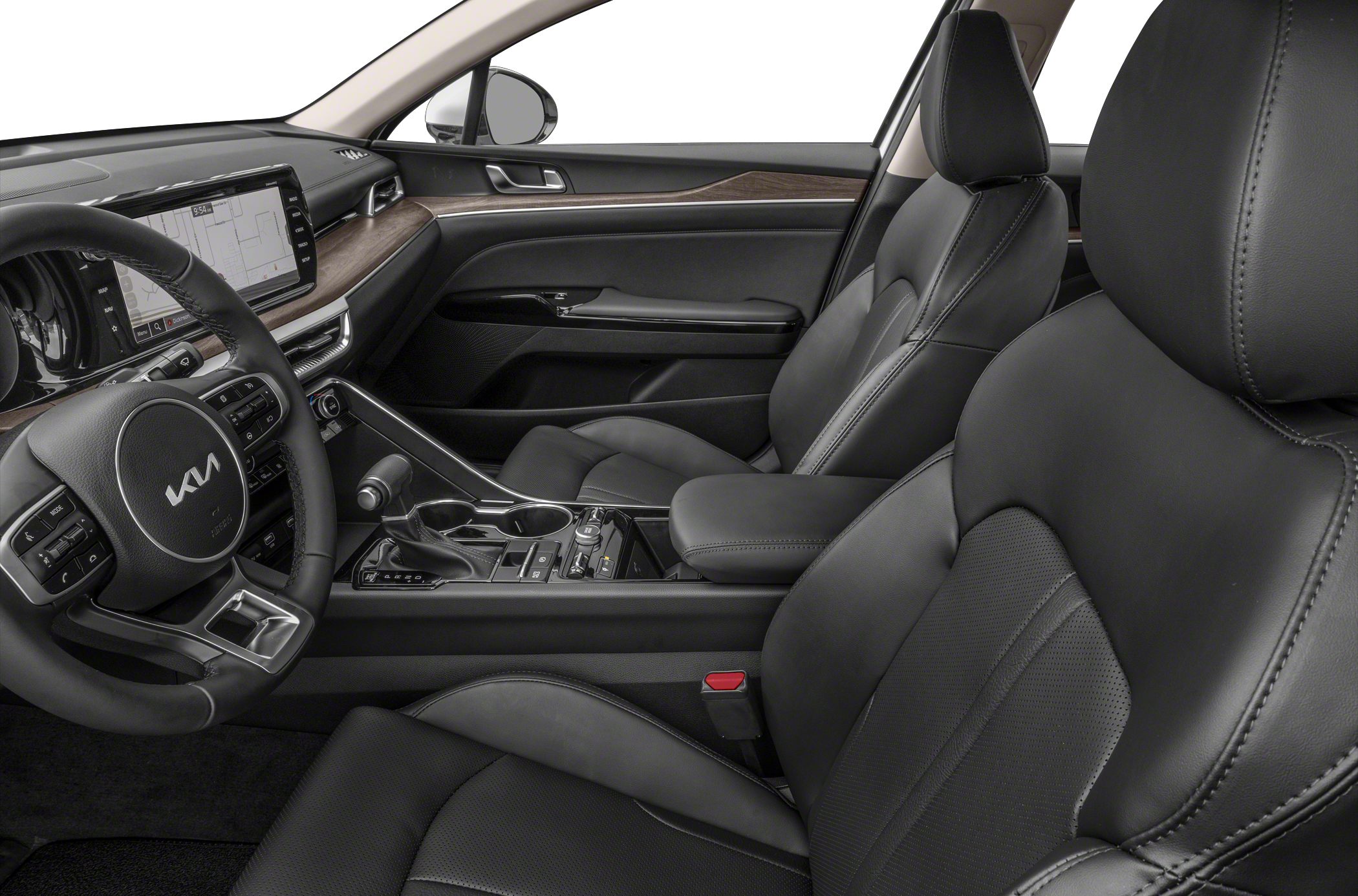 Black leather seats and advanced touchscreen infotainment