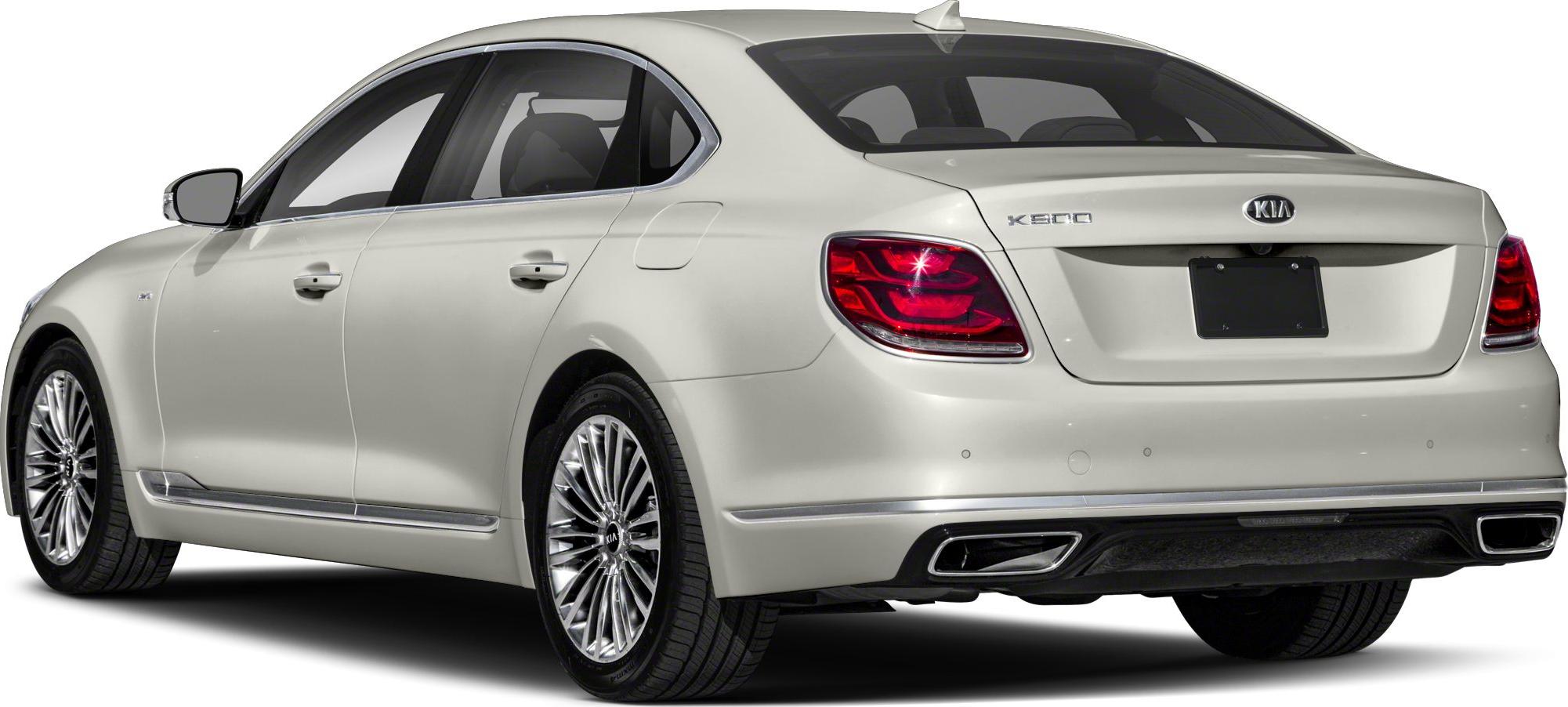 Rear side with tail lights and alloy wheels