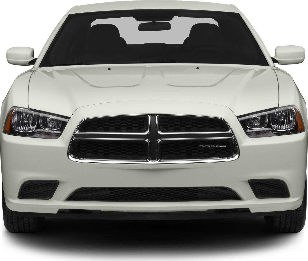 Front grille and headlights of a modern sedan