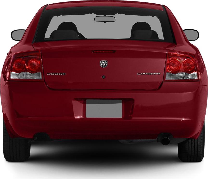 Distinctive rear with round taillights and integrated dual exhaust