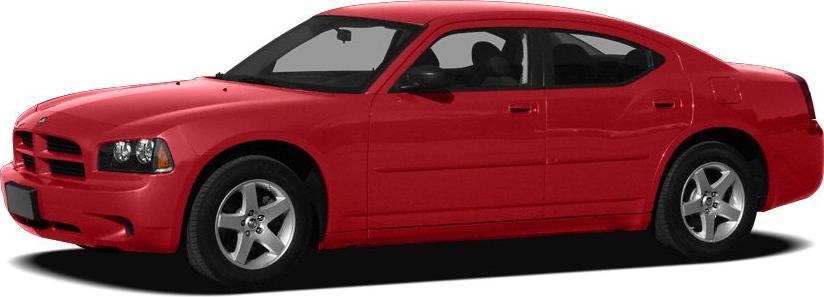 Red sedan side profile with front grille and alloy wheels