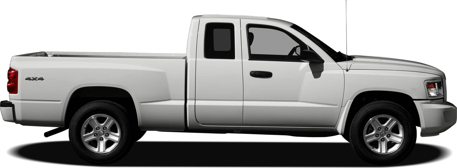 Extended cab pickup truck side profile with 4x4 emblem and alloy wheels