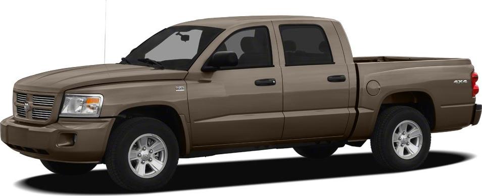 Side view of mid-size crew cab pickup with V8 engine and 4x4 drivetrain