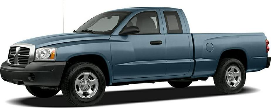 Side profile of an extended cab mid-size pickup truck