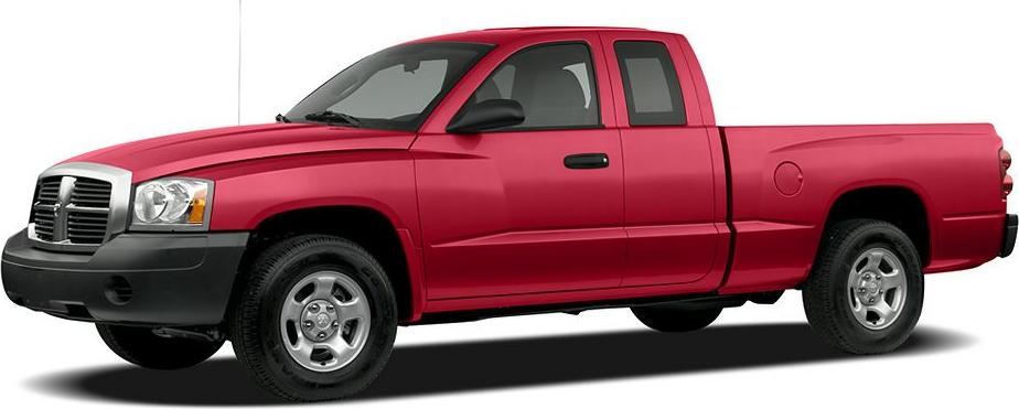 Red extended cab pickup with durable rugged design, side profile view.