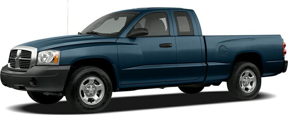 Extended cab pickup truck side view in dark blue color