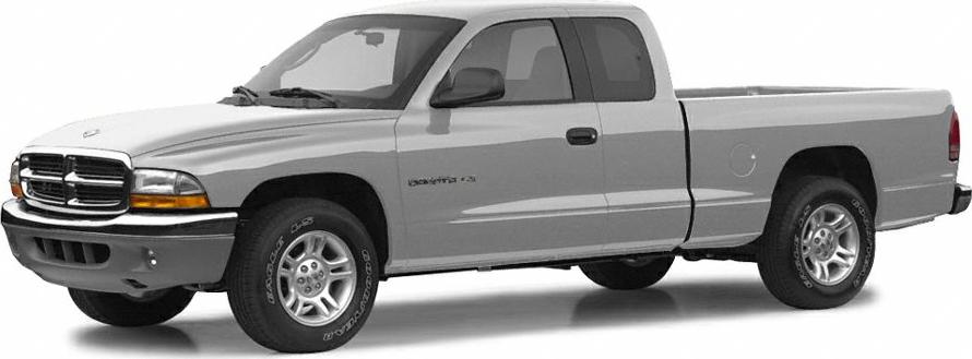 Front side view of extended cab pickup with distinctive grille and wheels