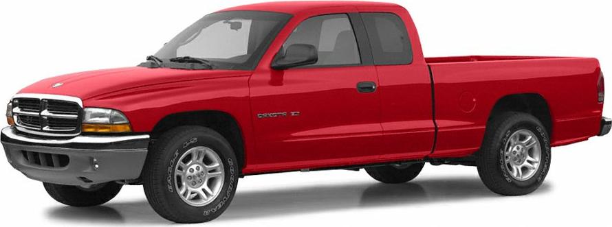 Red extended cab pickup truck side view with classic design