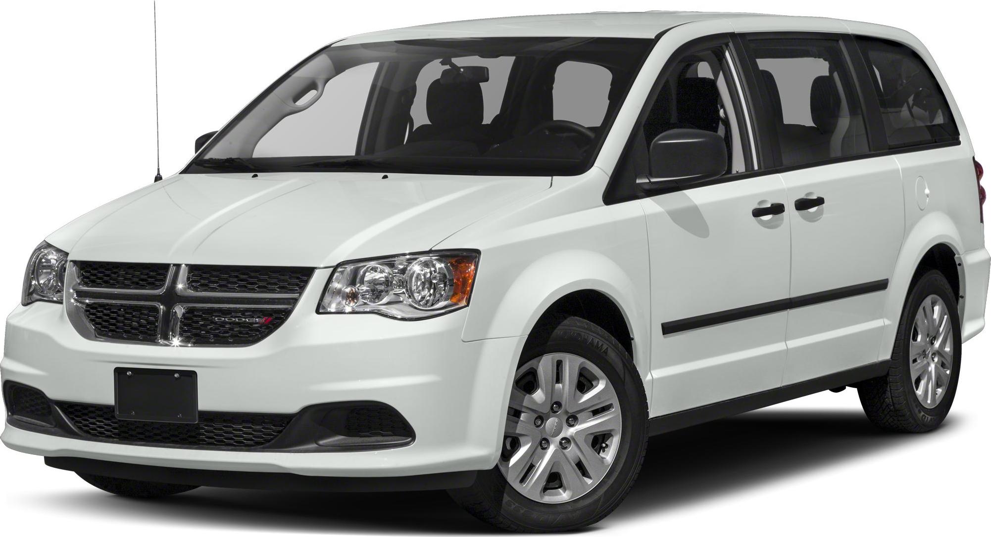 White minivan front side view with grille and multi-spoke wheels