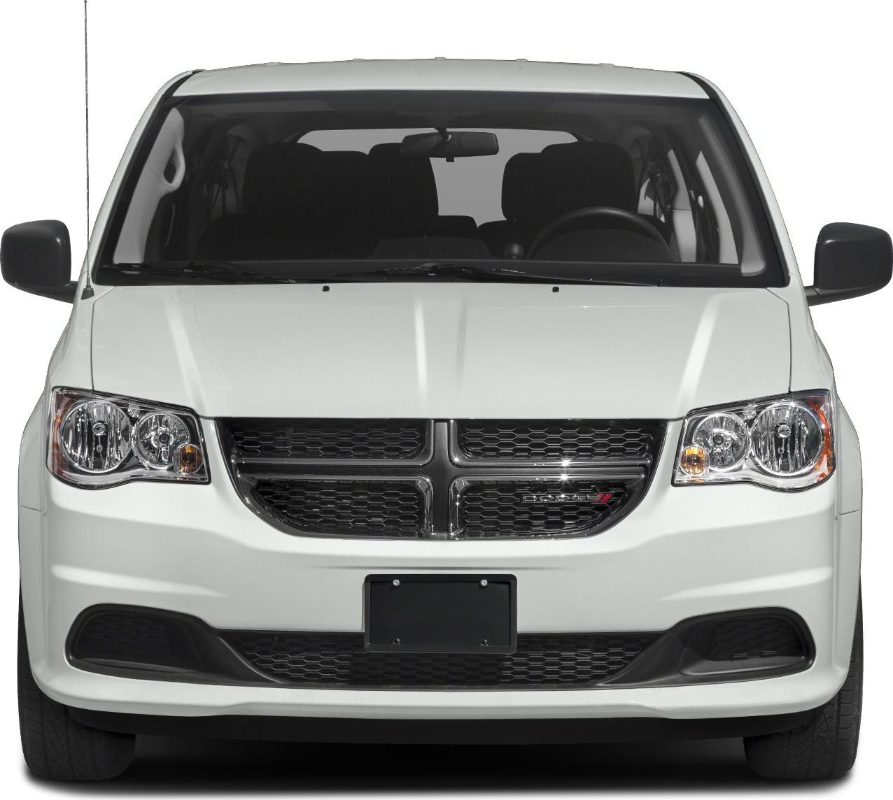 Front view with grille and dual round headlights