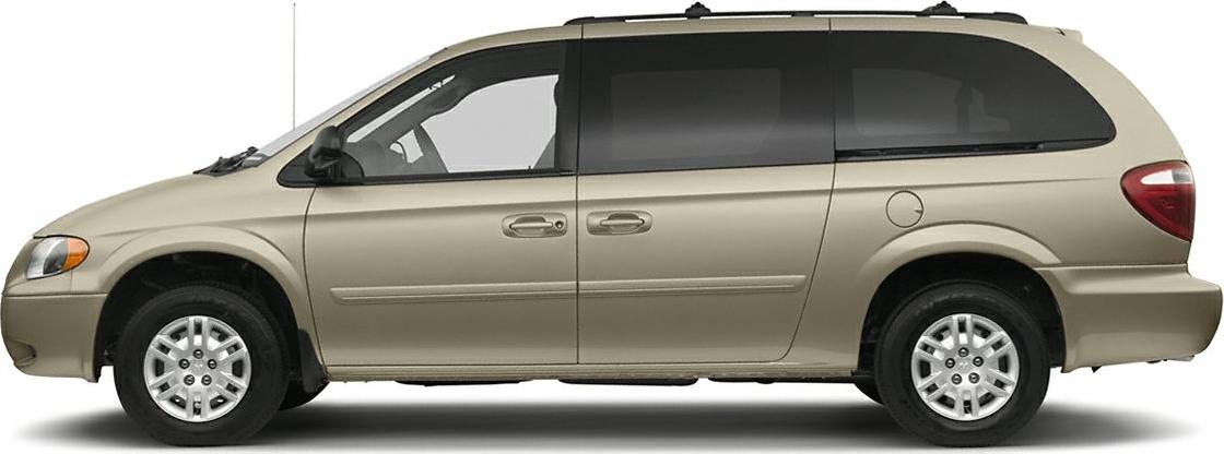 Side profile of a minivan with sliding doors and tinted windows