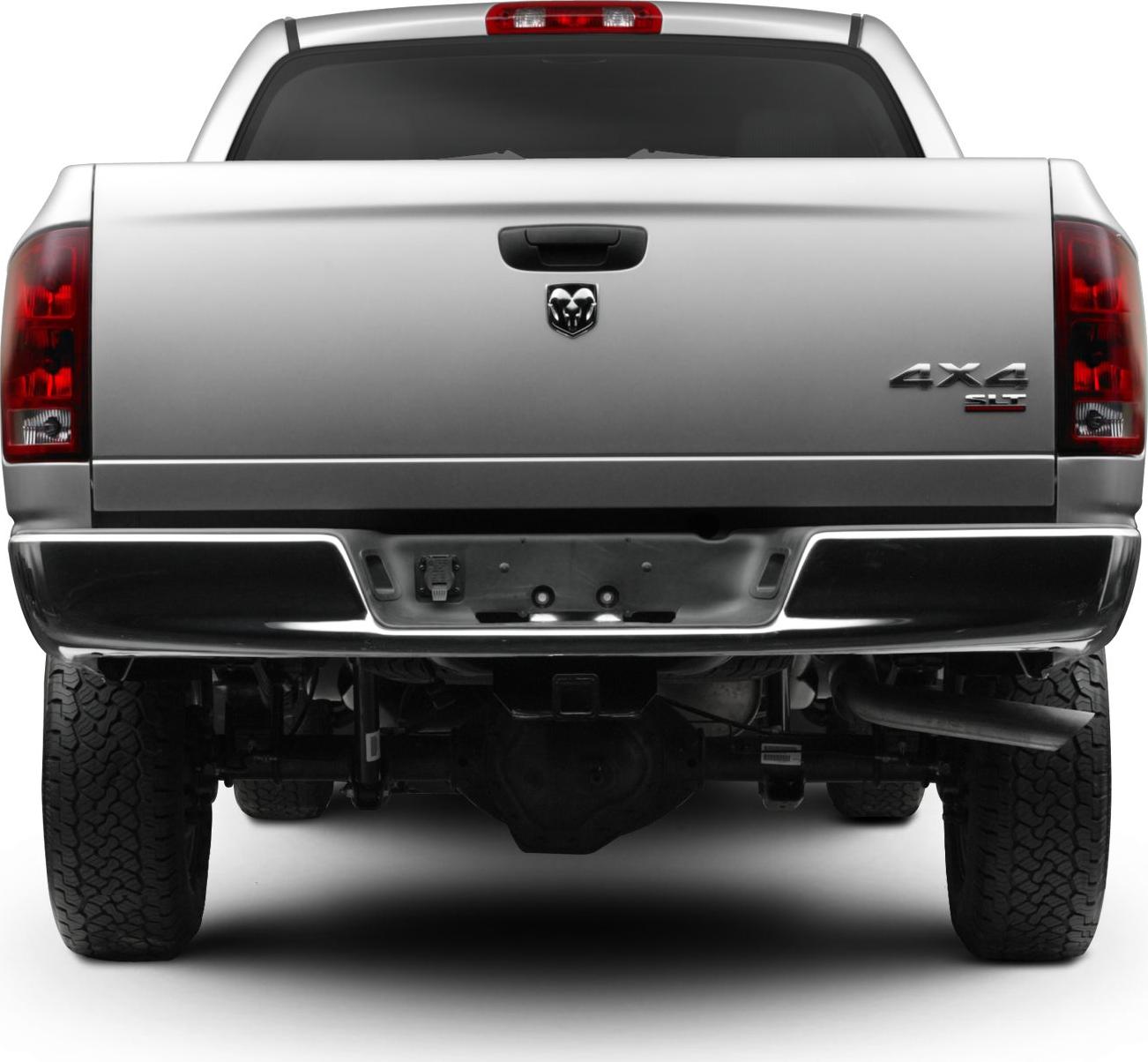 Rear tailgate with 4x4 SLT badge and taillights