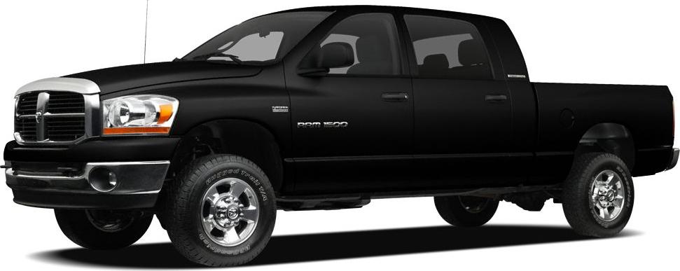 Black extended cab pickup with chrome grille and off-road tires