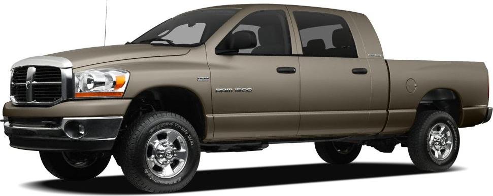 Side view of a crew cab pickup with extended bed and chrome wheels.