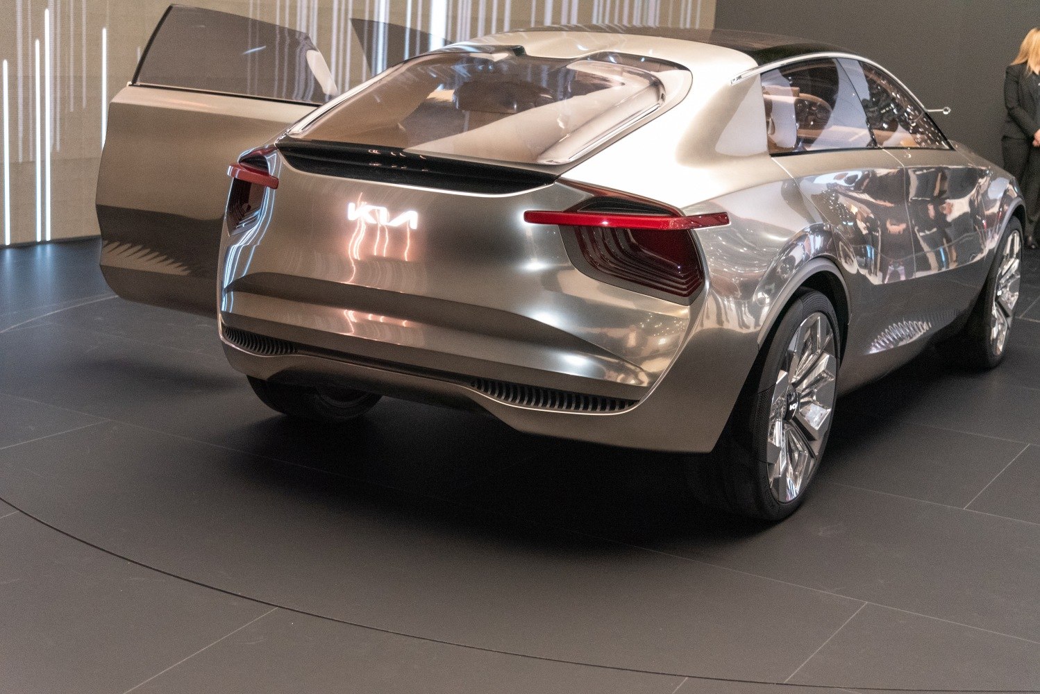 Sleek rear with integrated LED tail lights and aerodynamic contours