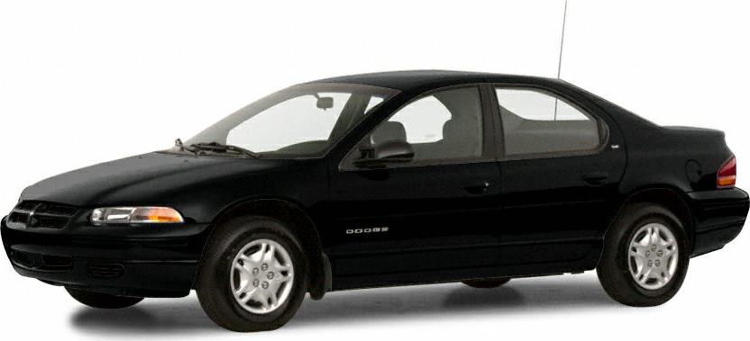 Black four-door sedan with classic 90s design