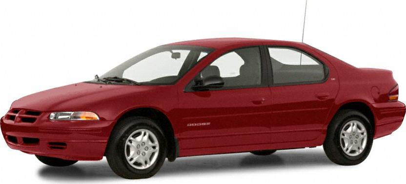 Front and side view of red compact sedan with round headlights