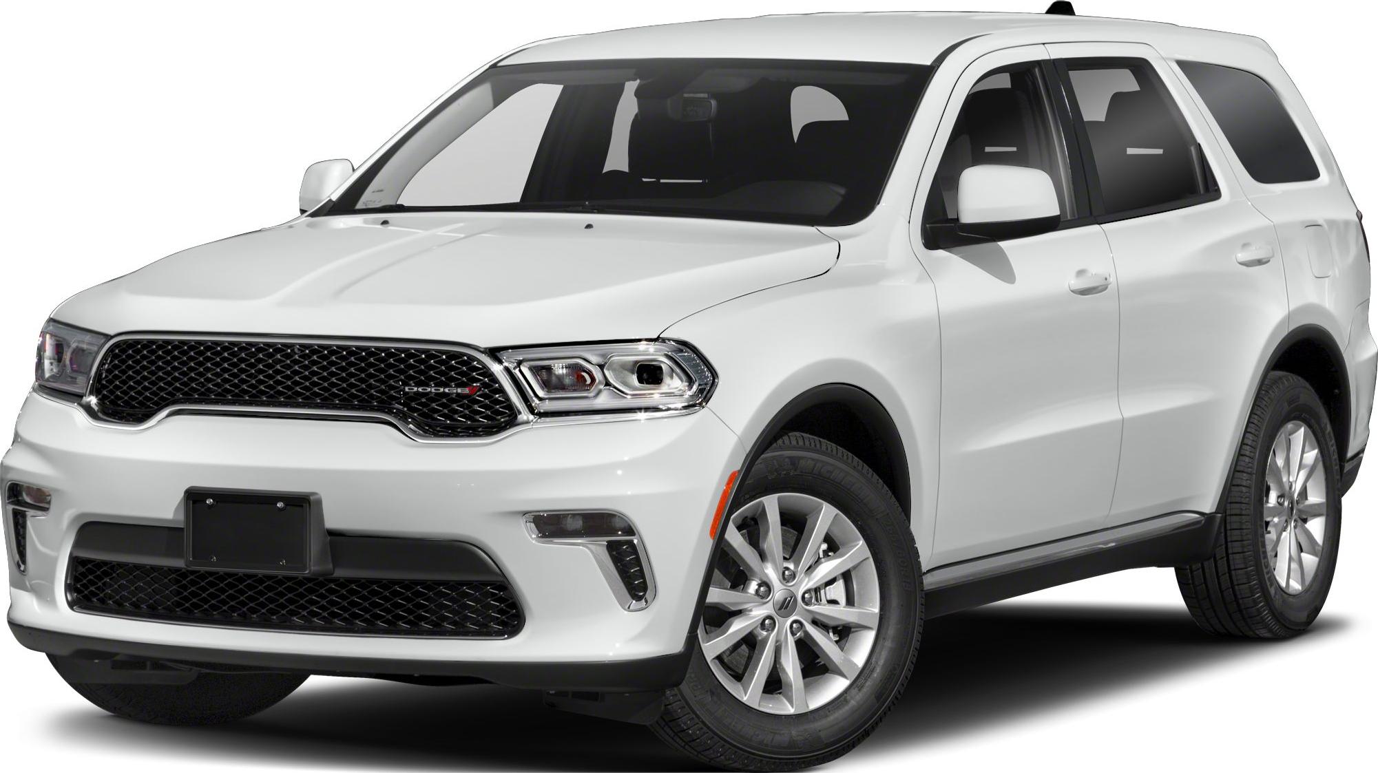 Front and side angled view of an SUV with modern grille and headlights.