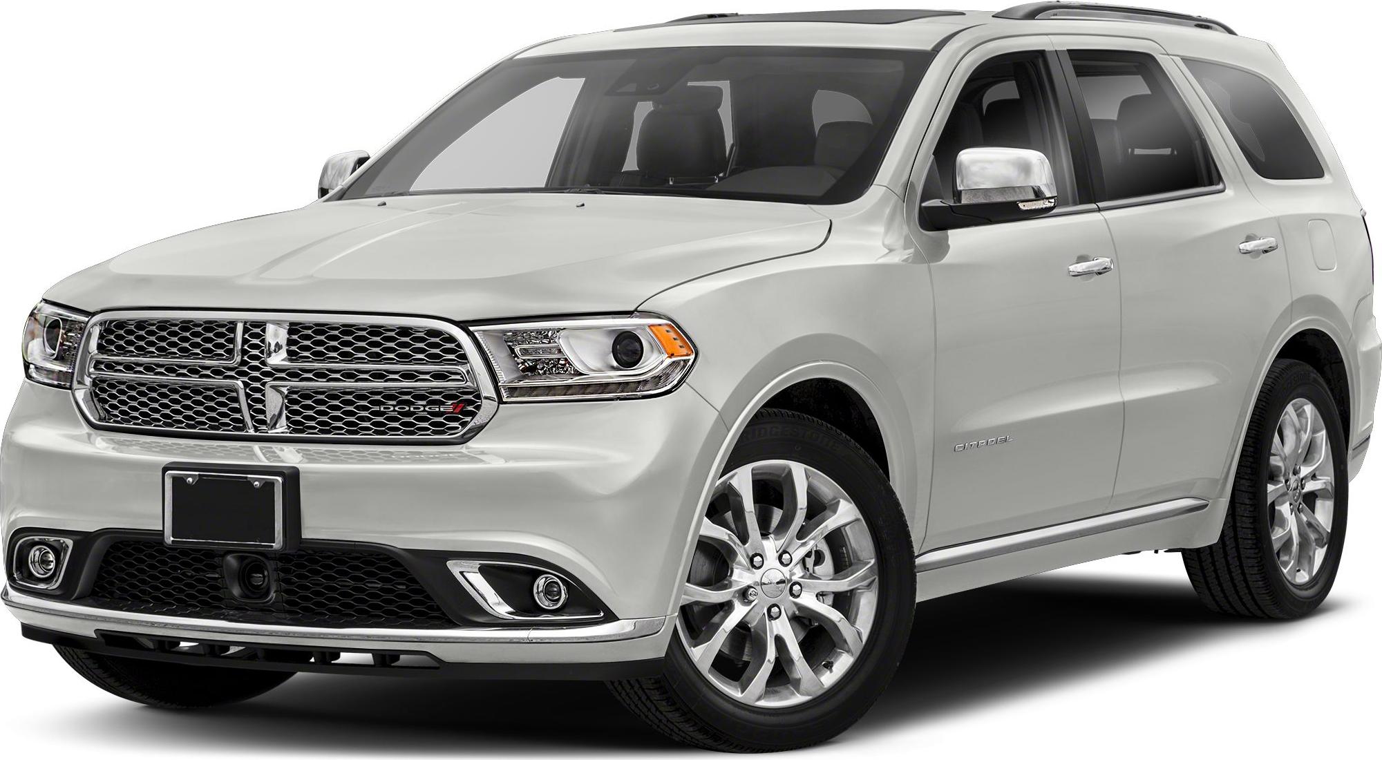 Front and side view of SUV showing grille and chrome wheels