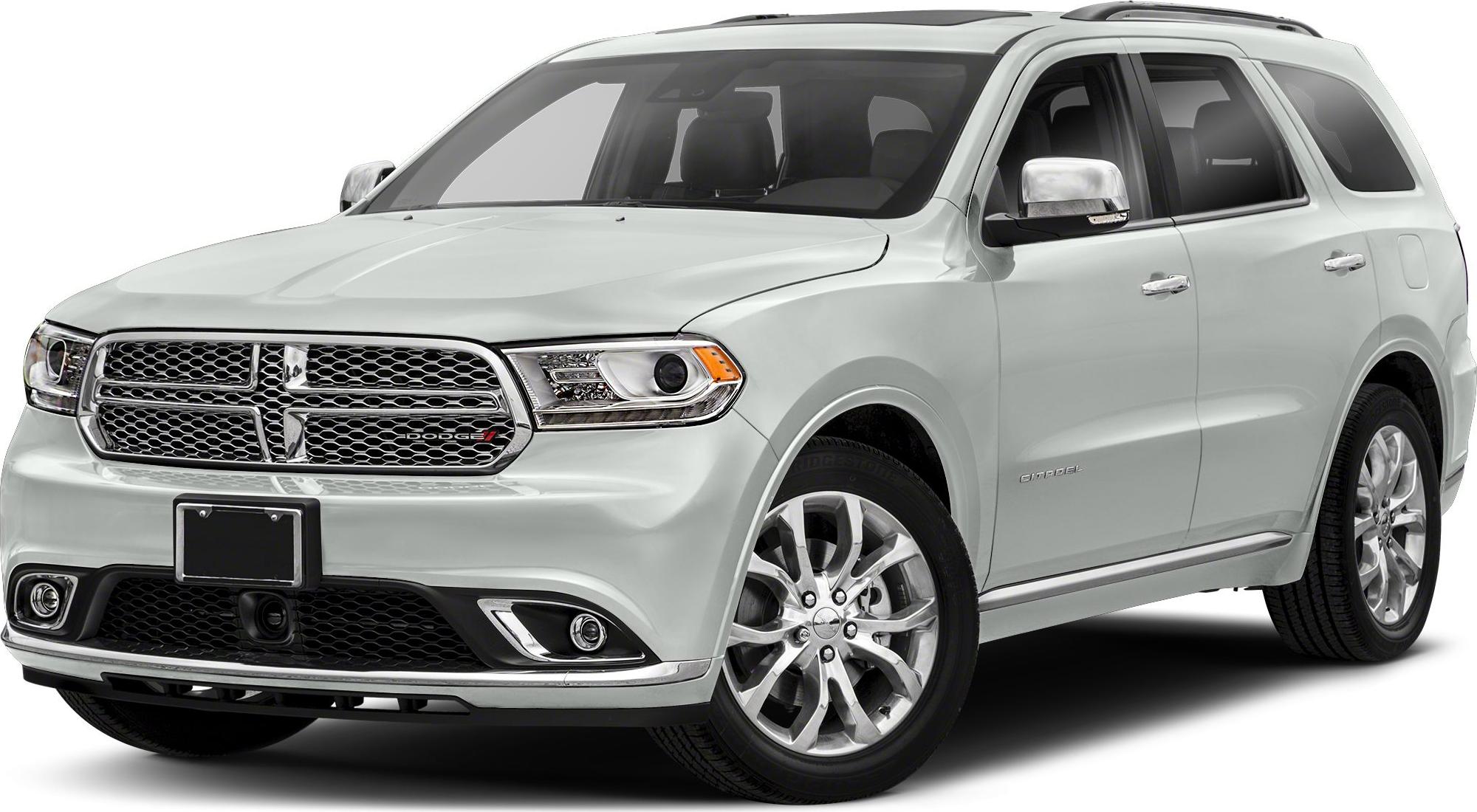 White SUV with prominent grille and modern headlights