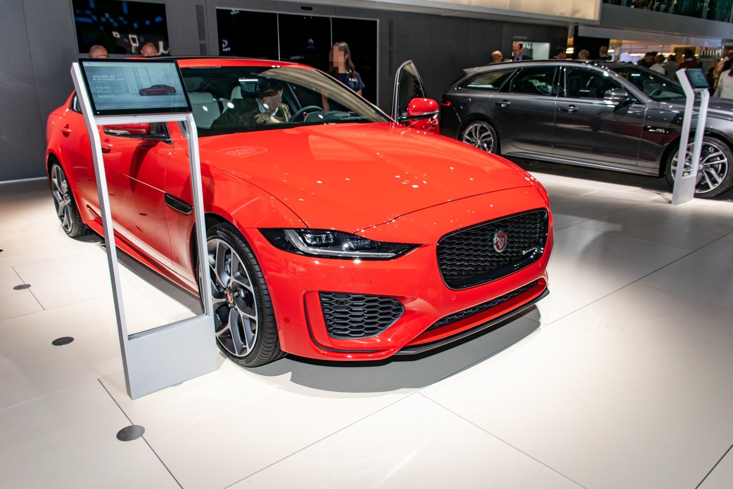 Front view with sporty grill and sleek LED headlights