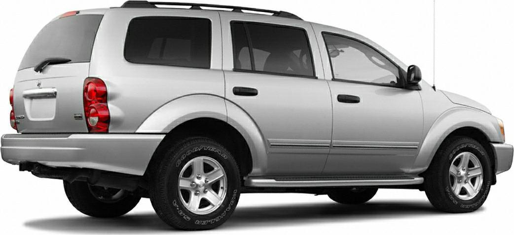 Silver SUV with rear and side view, prominent taillights and roof rails