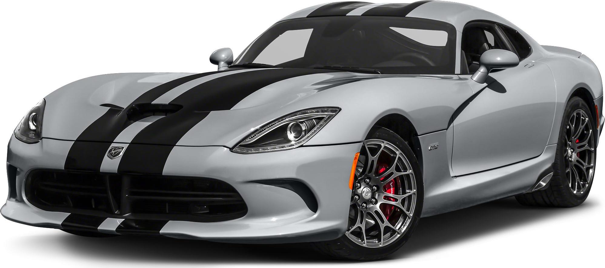 Front view showing racing stripes and alloy wheels with red brake calipers