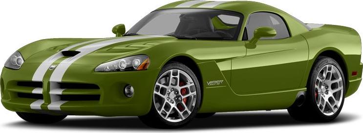 3/4 front-left view, Viper Snakeskin Green Pearlcoat