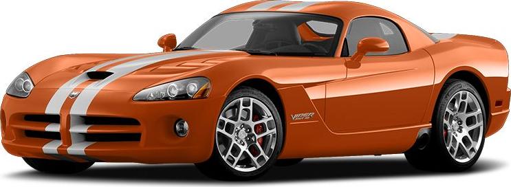 3/4 front-left view, Viper Very Orange Pearlcoat