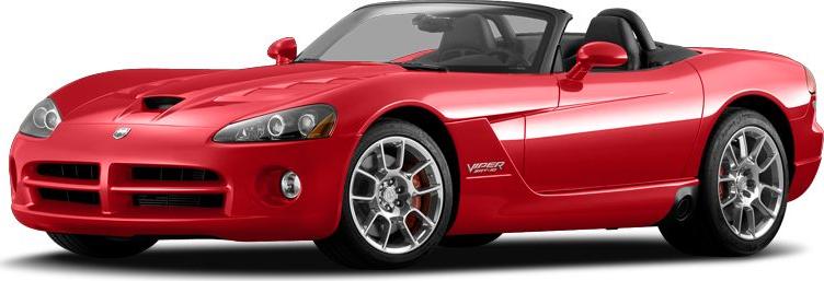 Red convertible sports car with hood scoop and alloy wheels