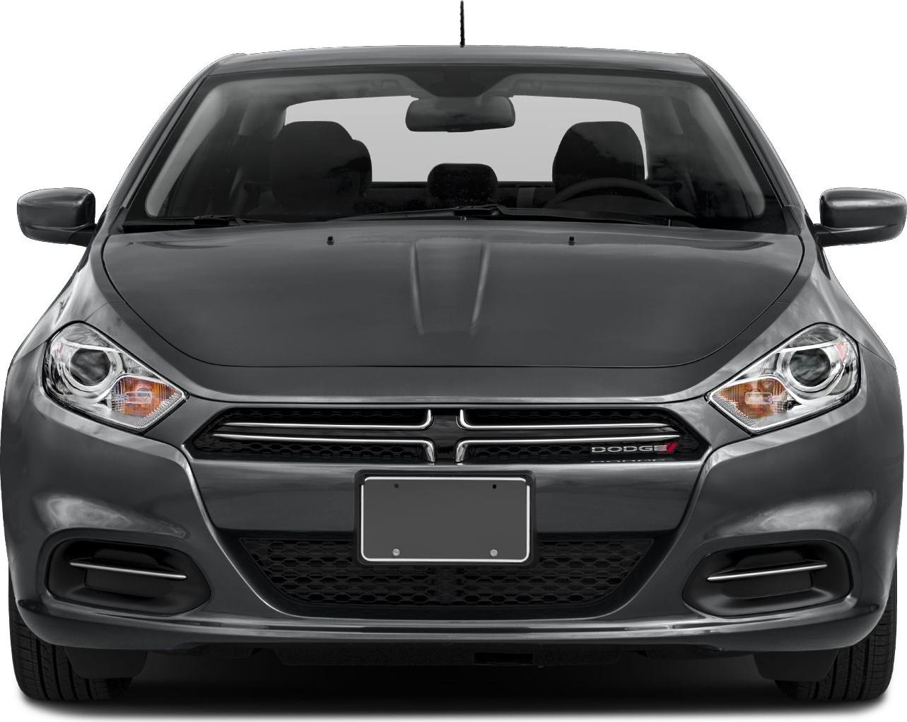 Front view showcasing grille and headlight design
