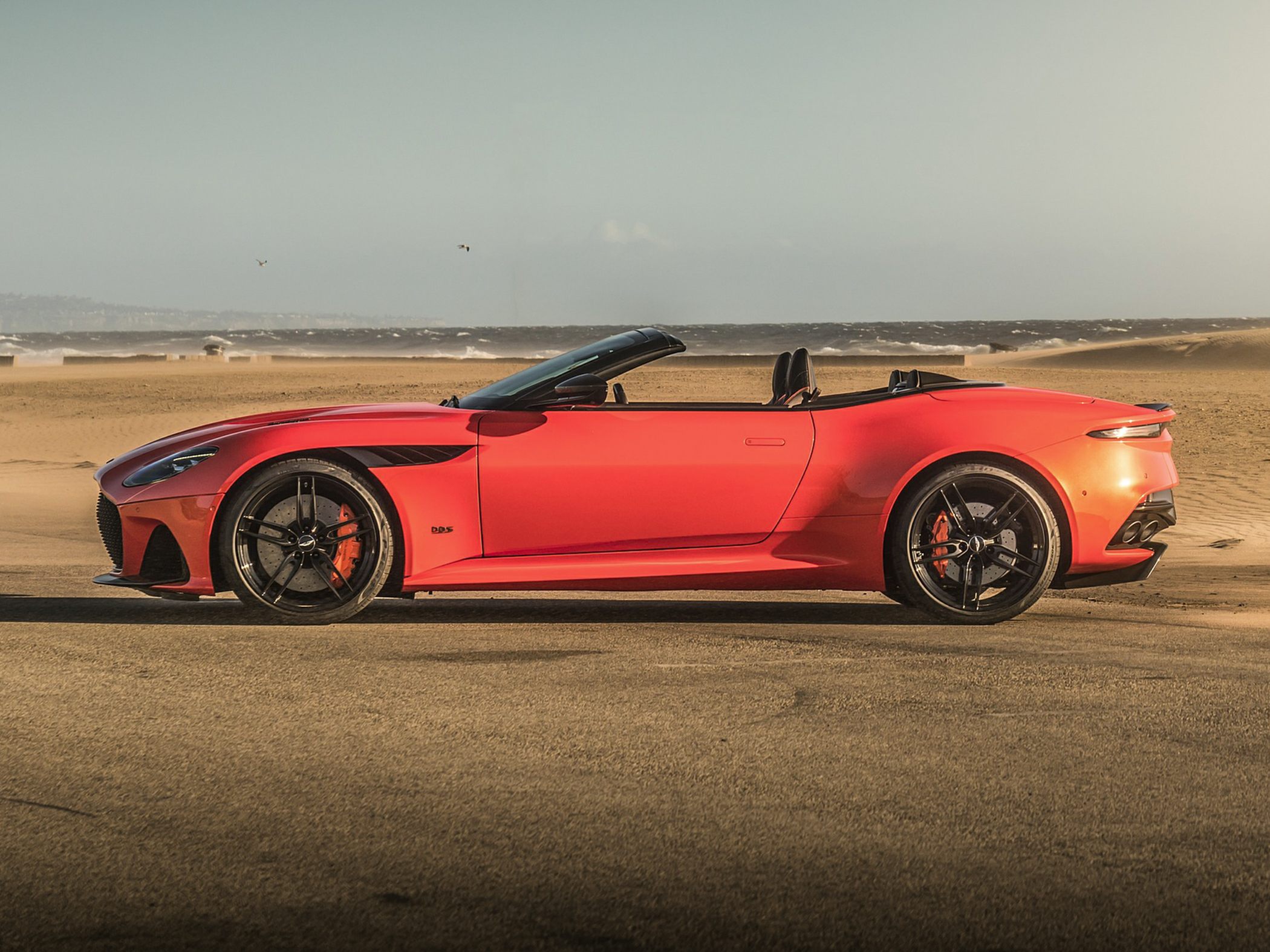 2019 Aston Martin DBS Superleggera Volante Side View Left