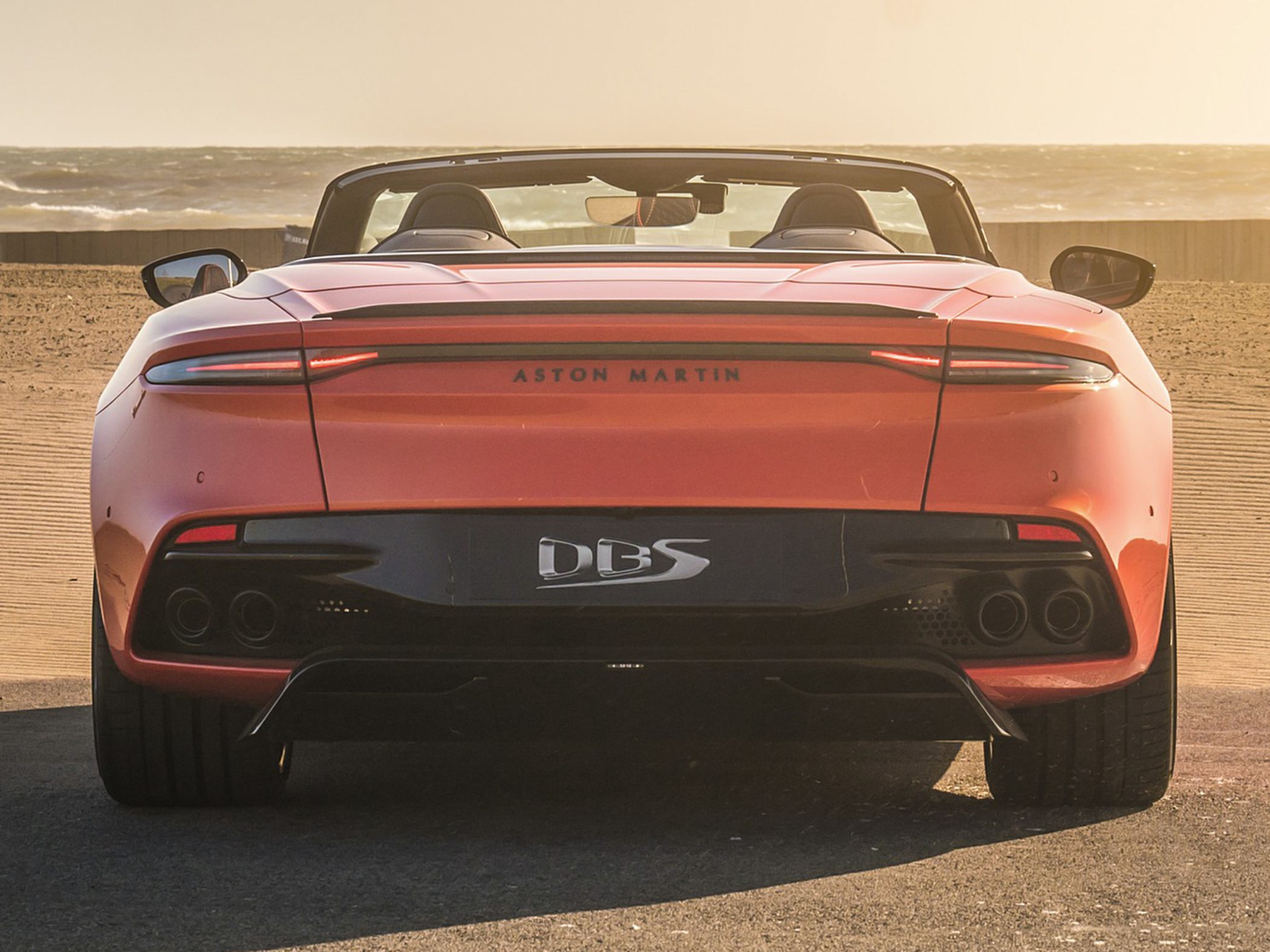 2019 Aston Martin DBS Superleggera Volante Rear View