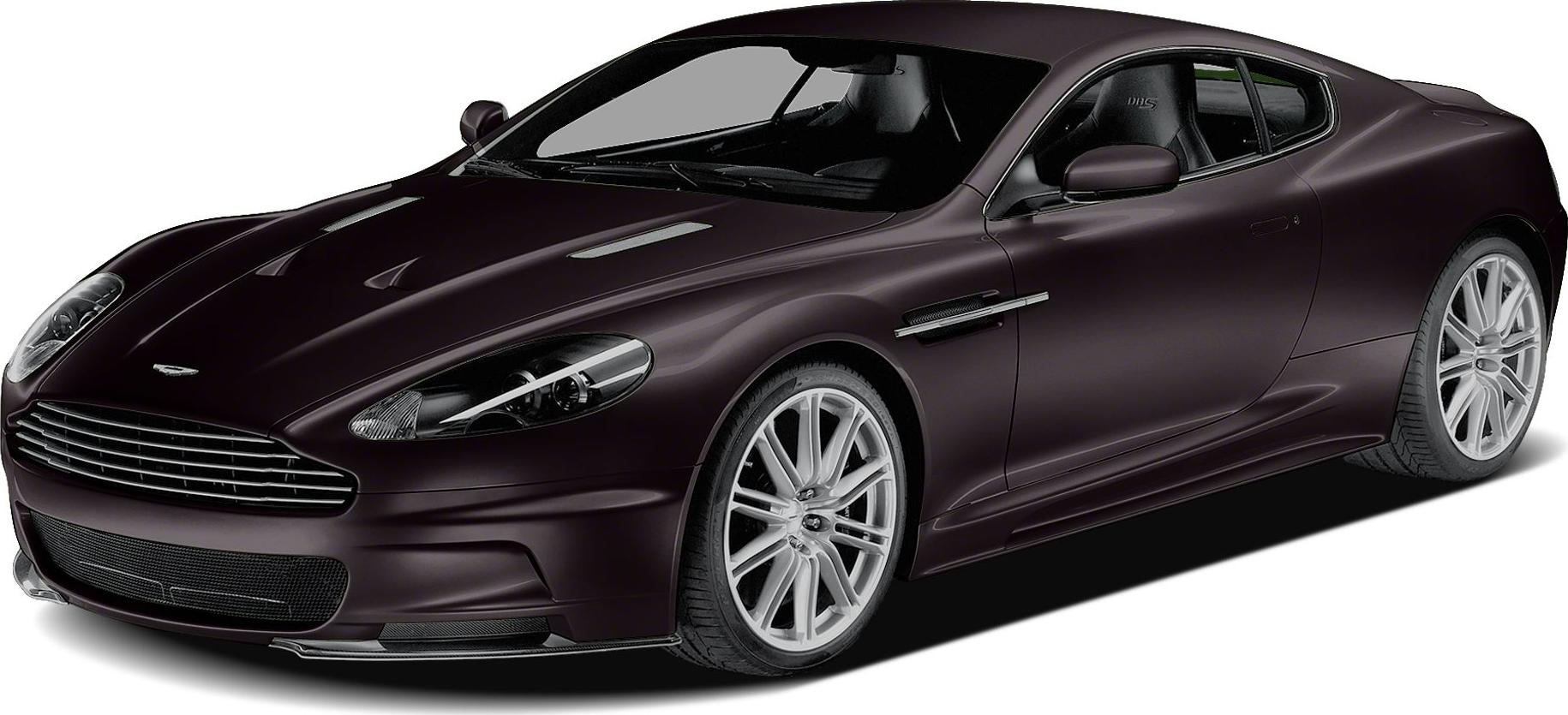 Front side view of luxury sports coupe with alloy wheels and sleek design