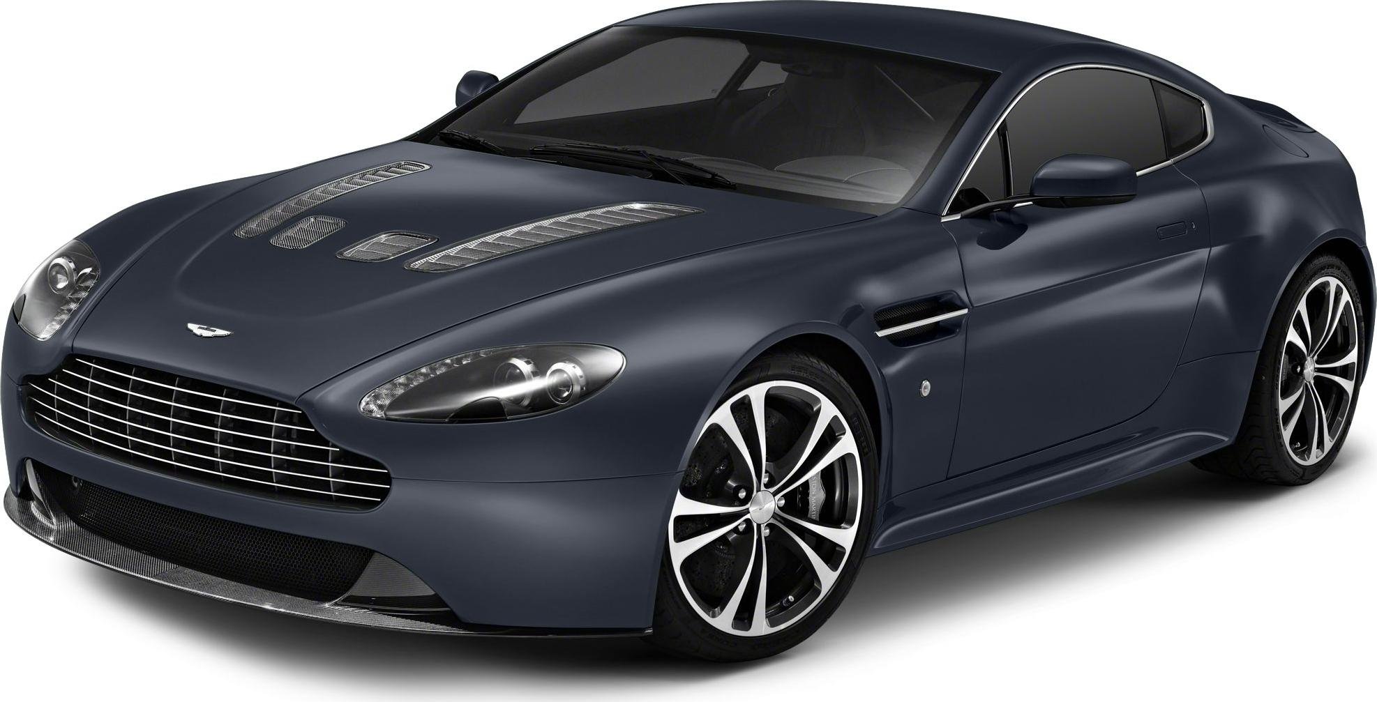 Front grille and mesh hood vents on a sleek sports coupe side view