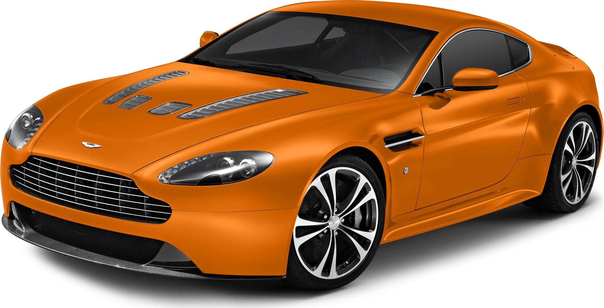Front view highlighting hood vents and alloy wheels