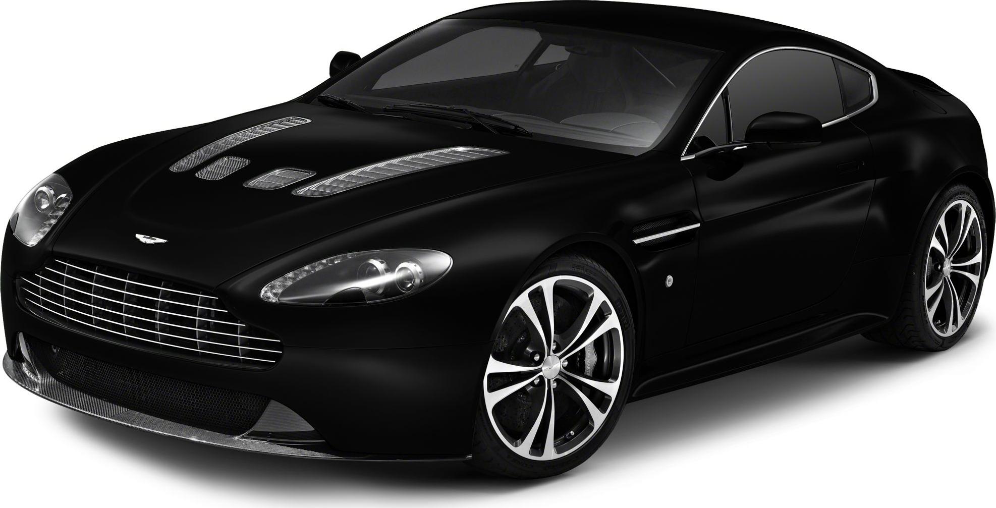 Black coupe with ventilated hood and stylish alloy wheels