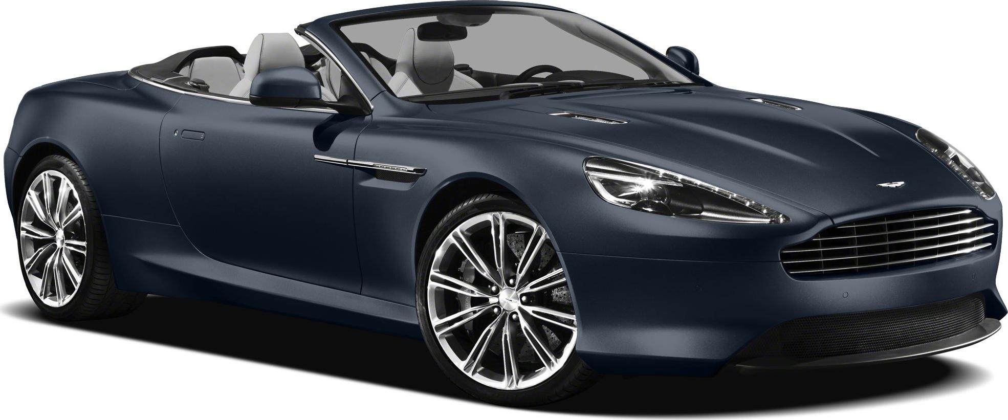 Convertible sports car with sleek front grille and chrome wheels