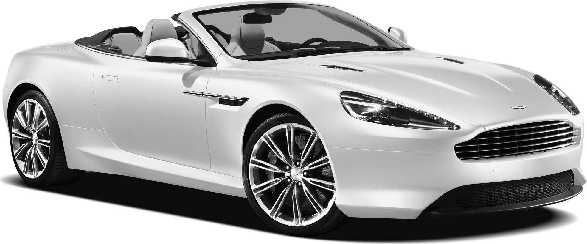 Convertible sports car with sleek front grille and alloy wheels