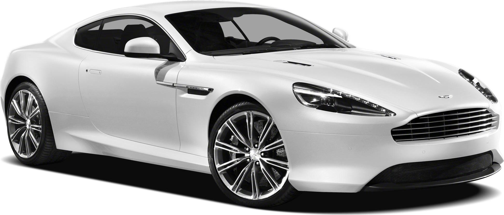 Front side view of luxury coupe with sleek design and modern wheels