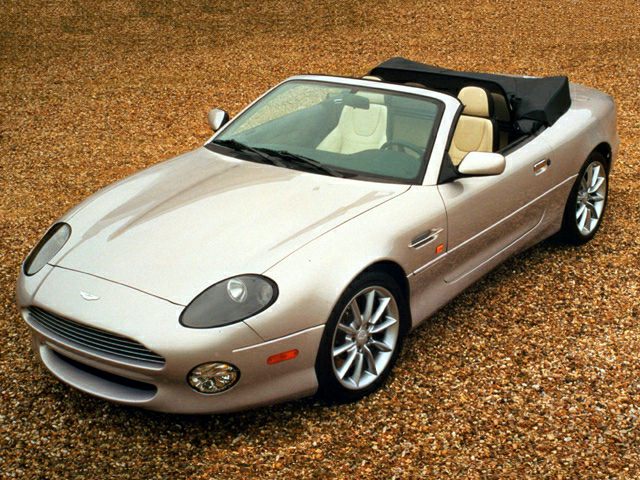 Front three-quarter view of a convertible luxury sports car
