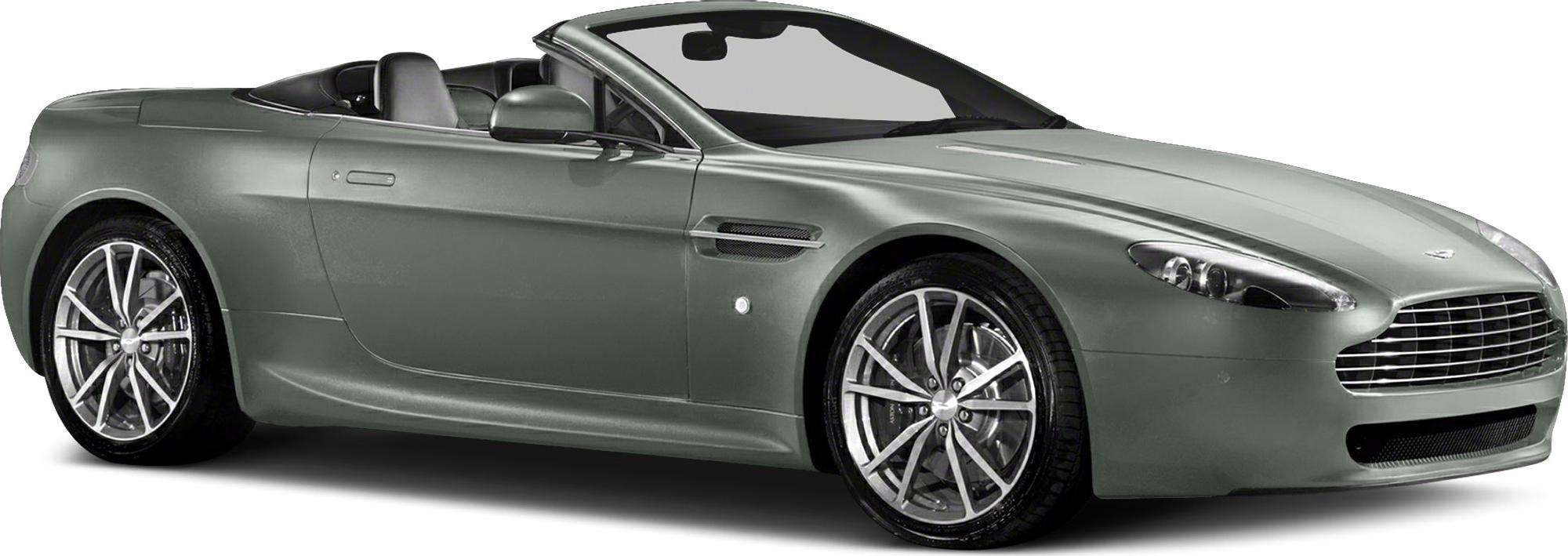 Sleek convertible with distinct front grille and alloy wheels