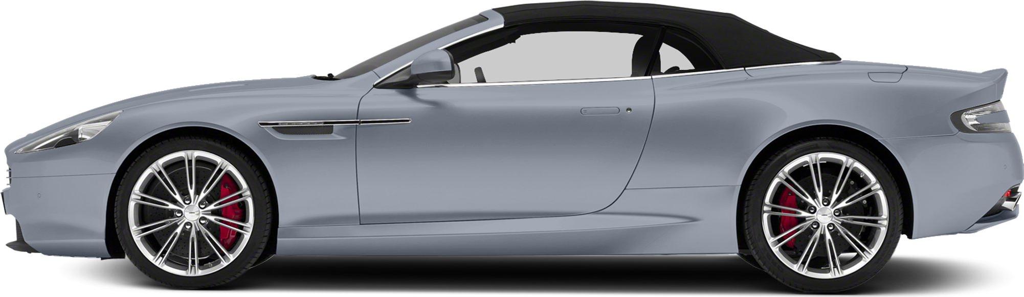 Side profile of a convertible with alloy wheels and soft top roof