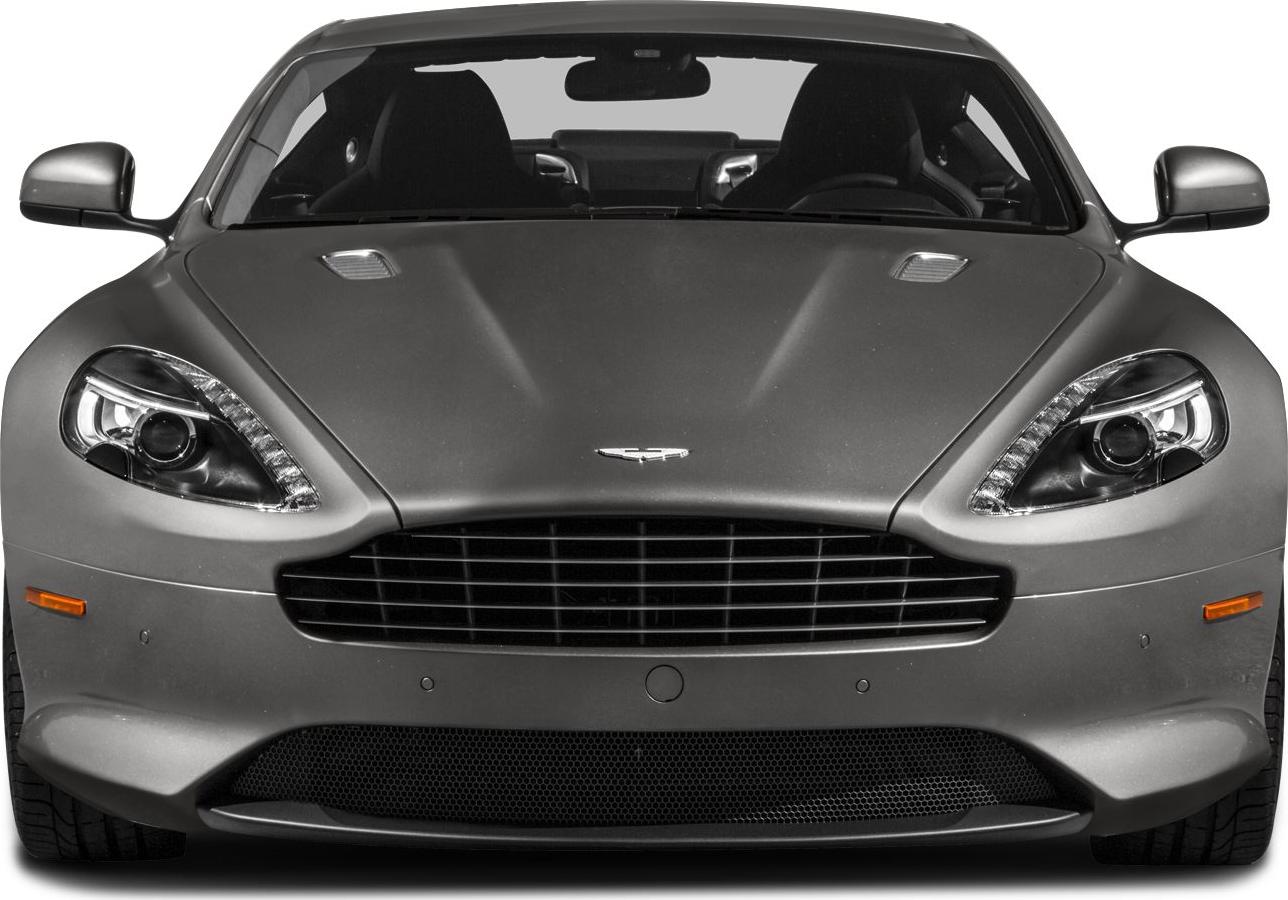 Front view showing grille and headlights