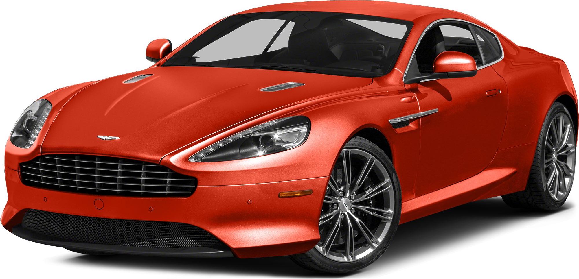 Red luxury coupe with sleek headlights and wide grille design